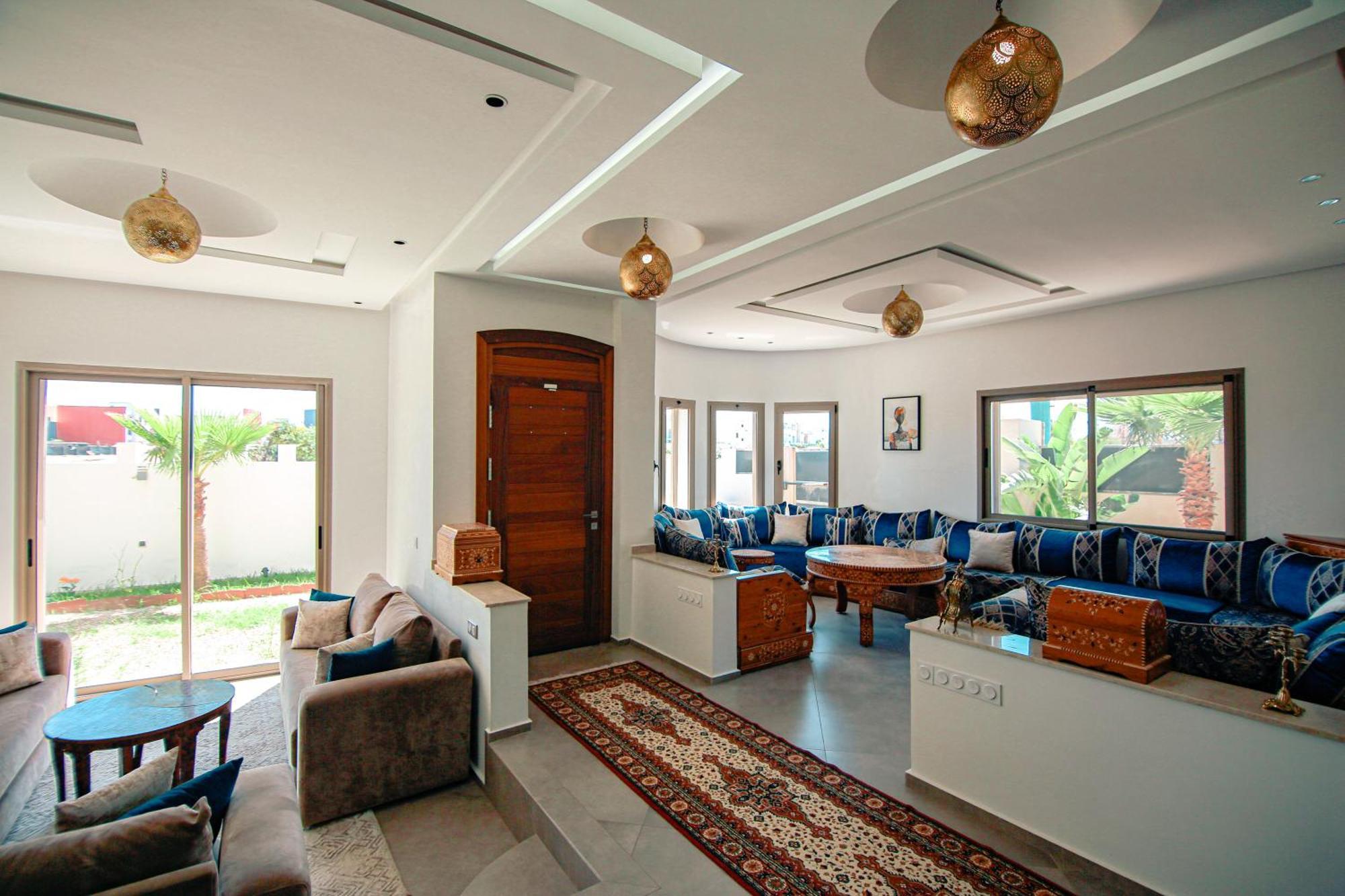Villa Moderne A 5 Min De La Plage Avec Jardin Et 3 Salons Essaouira Extérieur photo